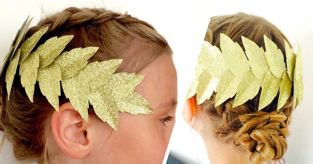 DIY Corona de Diosa griega