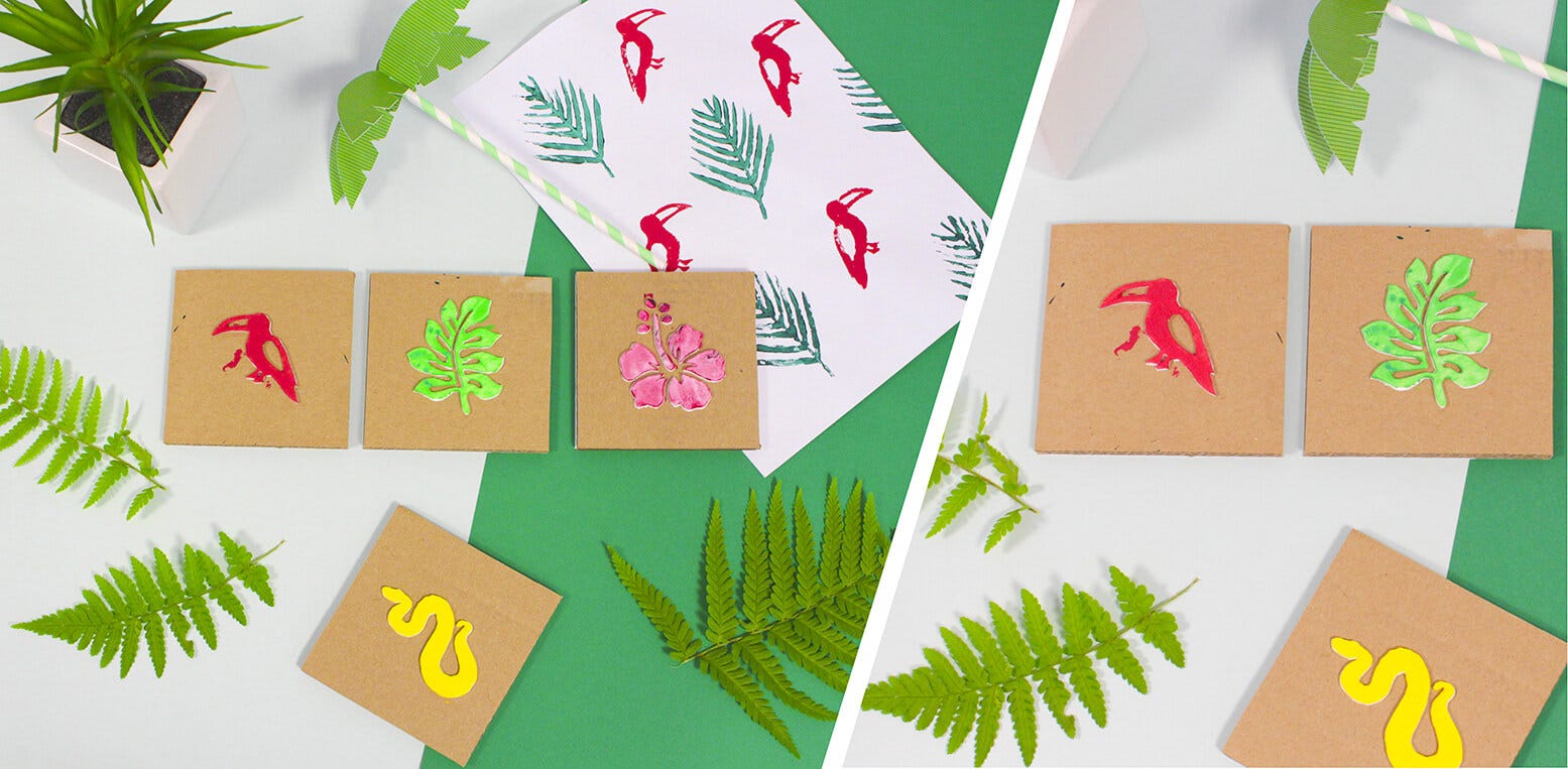 Sellos tropicales DIY