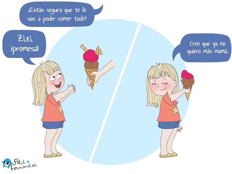 Humor prometo que me comeré todo el helado