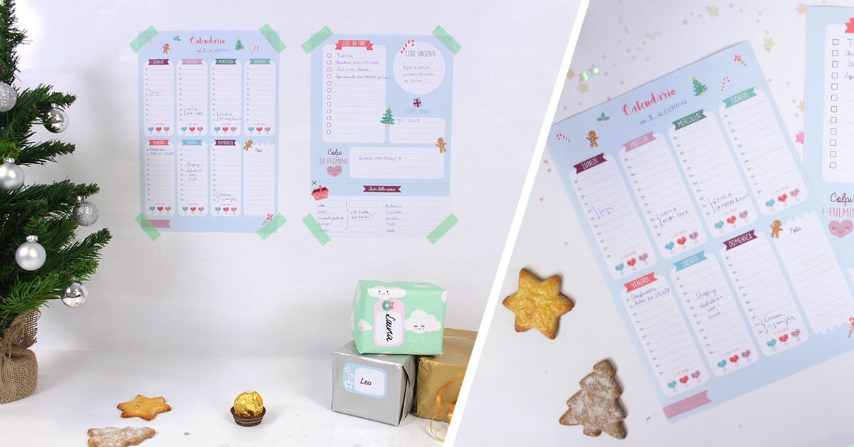 DIY calendario invierno 2016