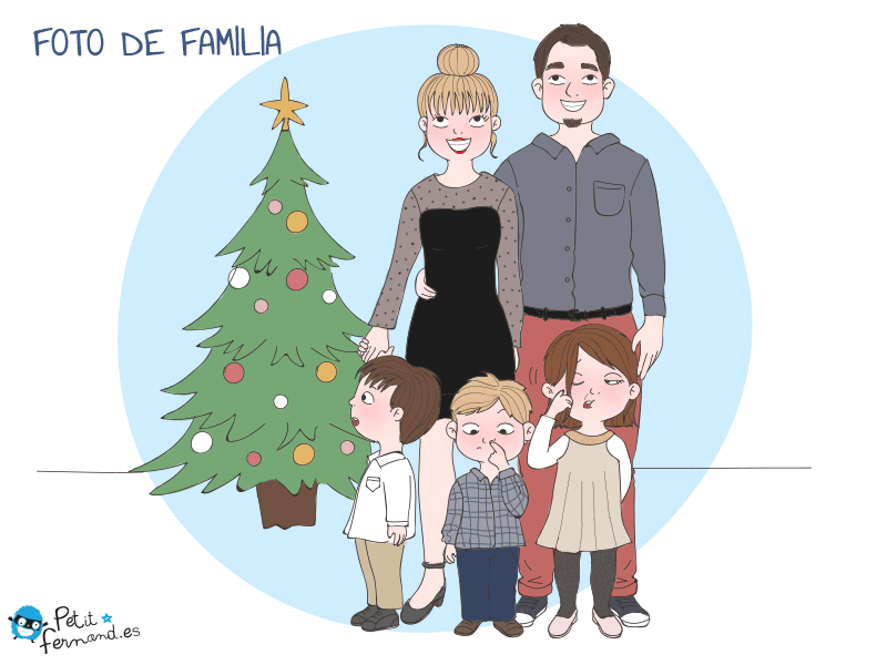 Post de humor: El reto navideño de la foto de familia