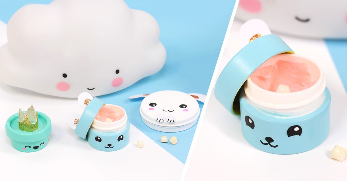 DIY cajas dientes kawaii