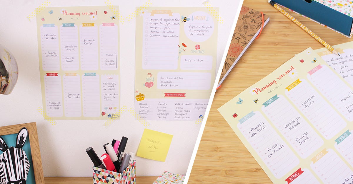 DIY calendario primavera