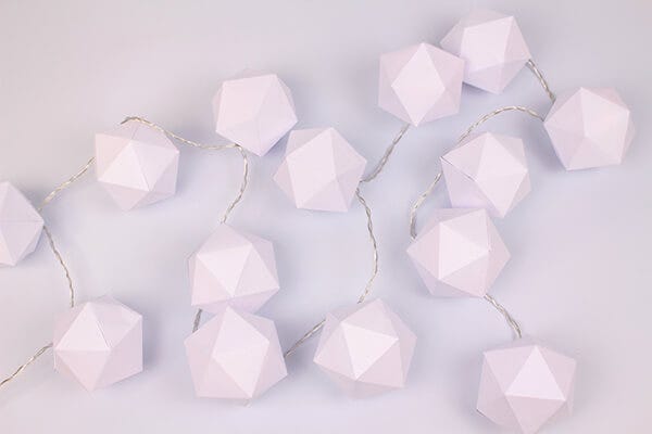 taller DIY guirnalda luminosa de origami