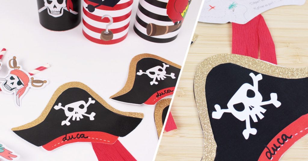DIY Invitaciones Pirata