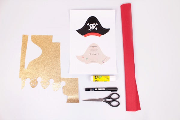 DIY Invitaciones Pirata