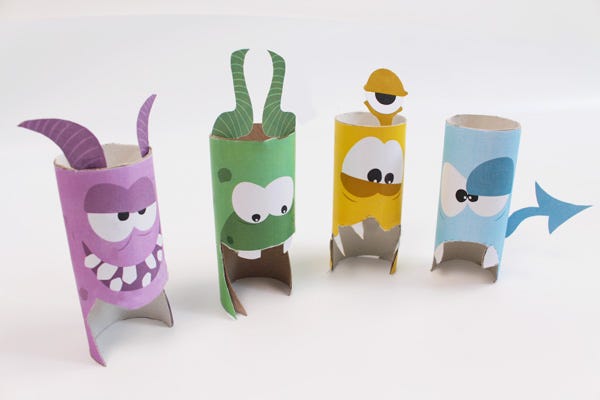 monstruos come canicas DIY