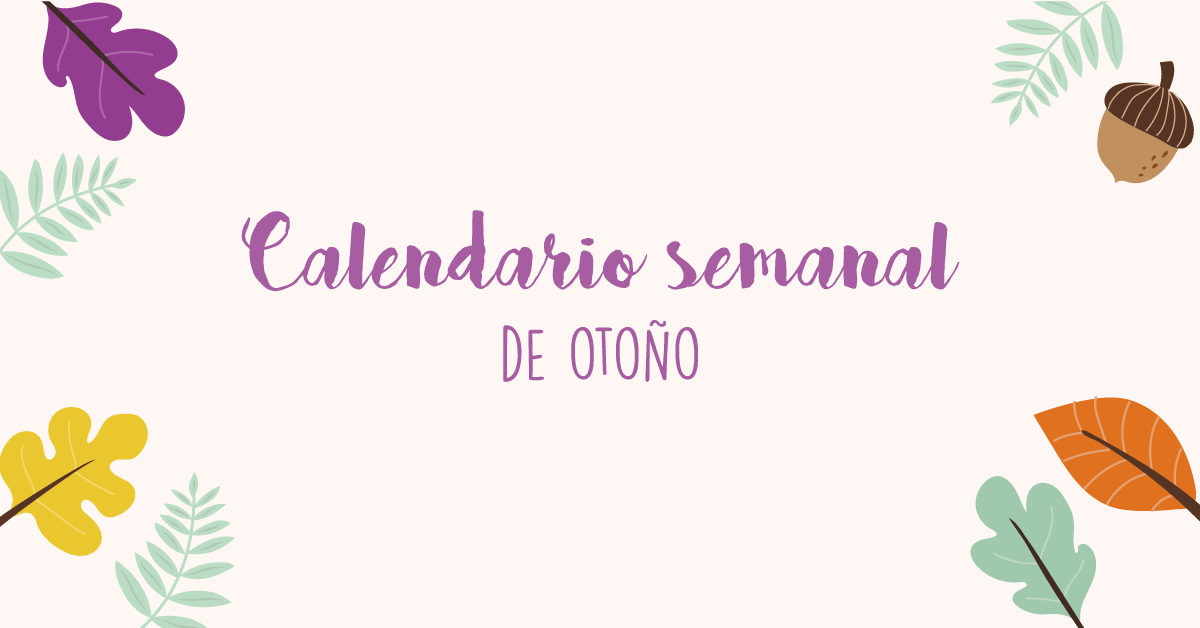 DIY Otoño 2017: Organiza tu semana