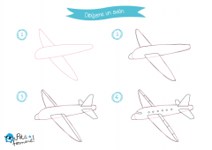 Aprende a dibujar los aviones