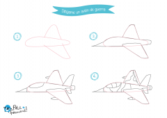 Aprende a dibujar los aviones