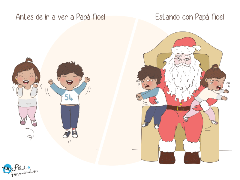 Humor de navidad con Santa Claus