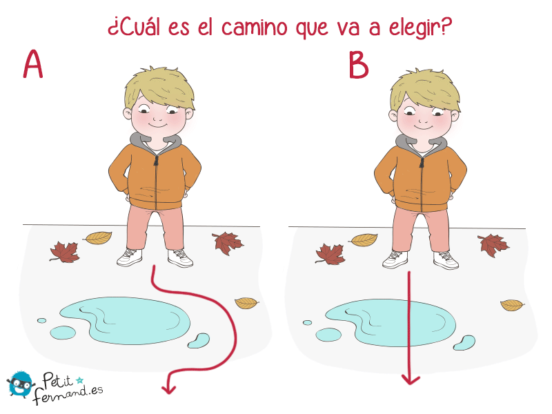 ¡Los charcos de agua son todo un desafío!