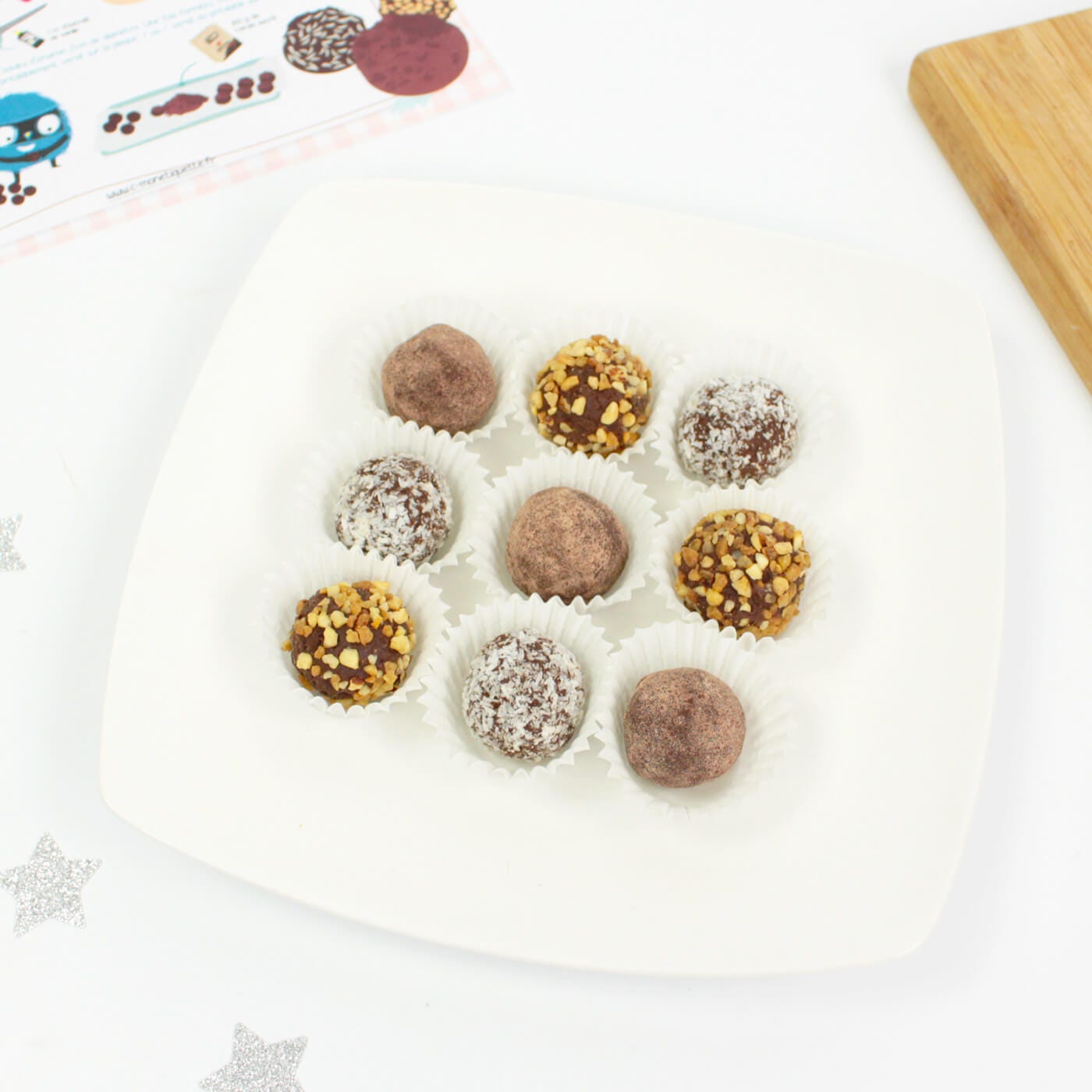 Receta trufas de chocolate