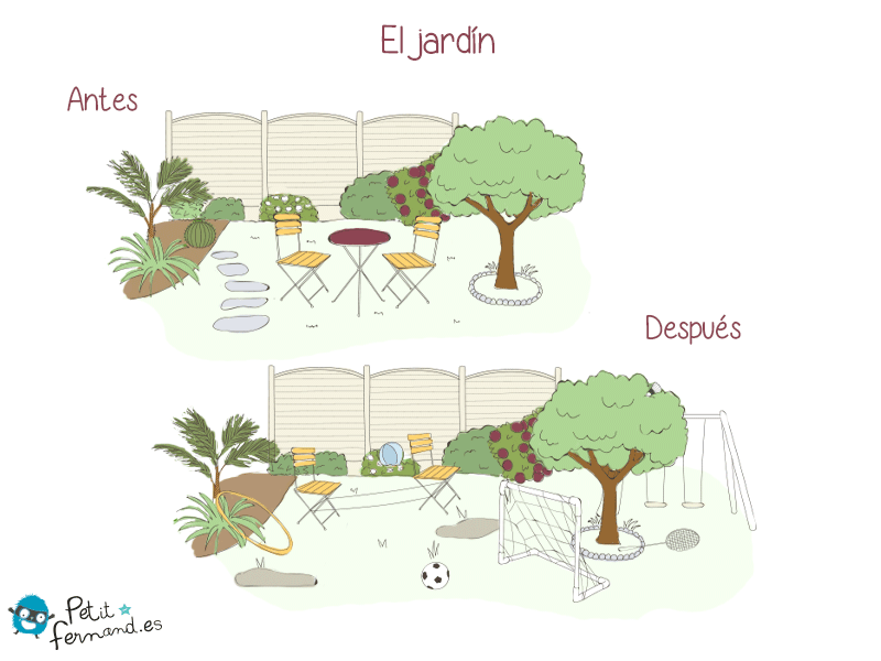 ¡hay que despedirse del bonito jardín!