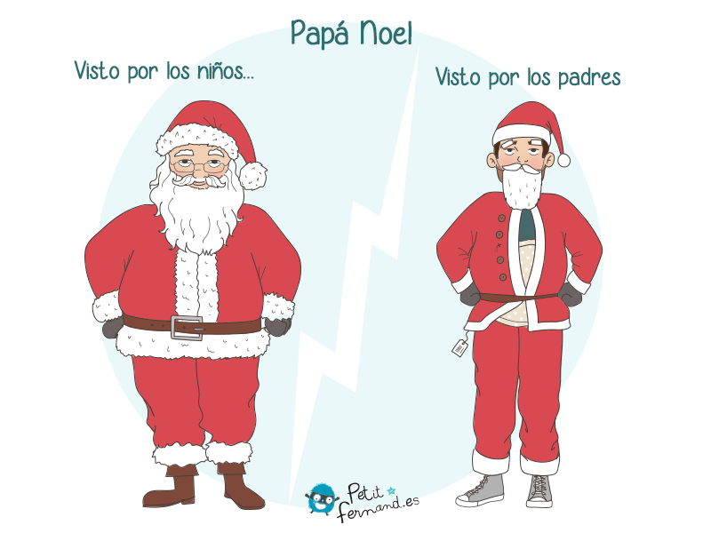 ¿Quién hay detrás del disfraz de Papá Noel?