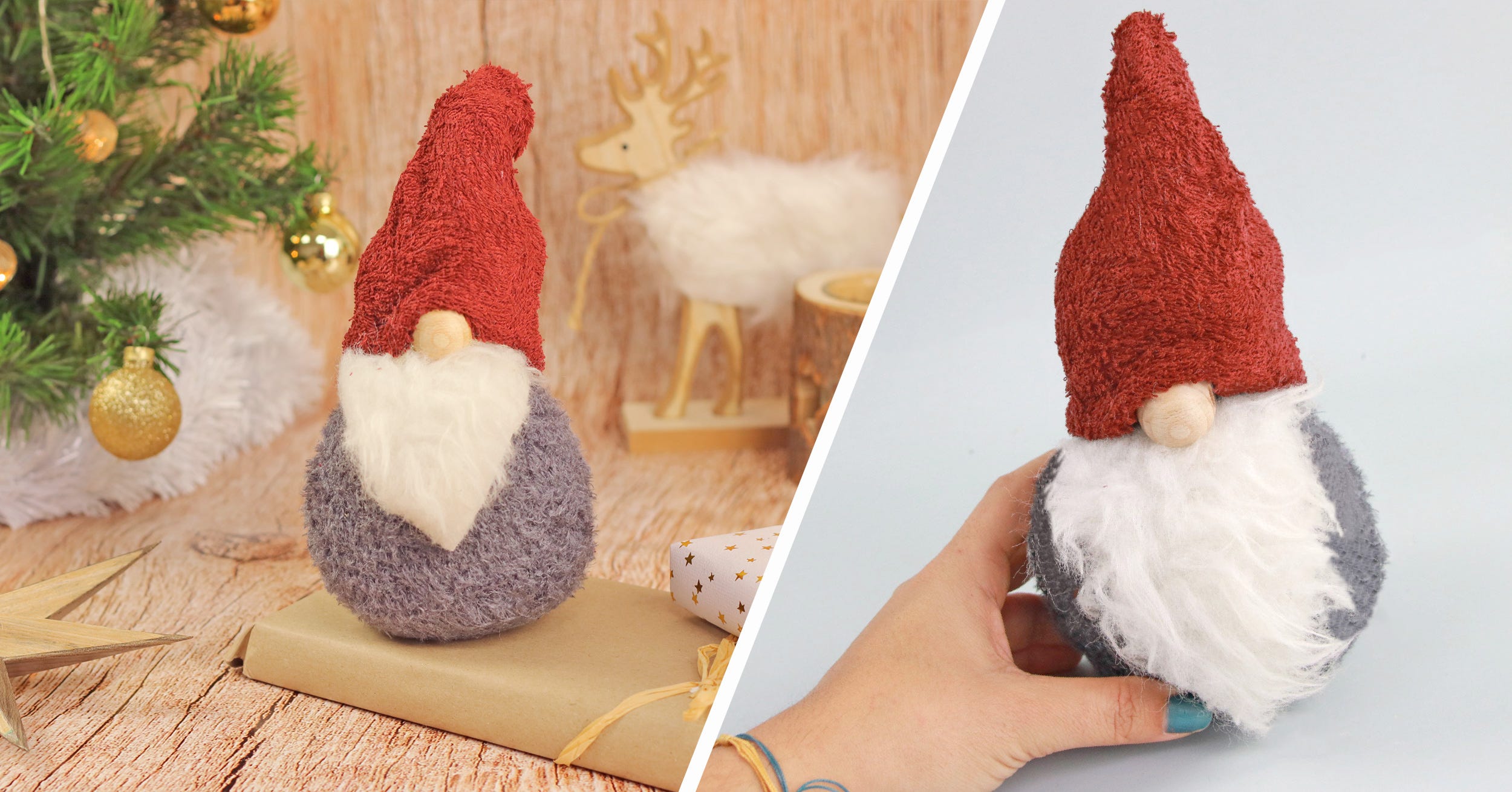 DIY gnomos Navidad