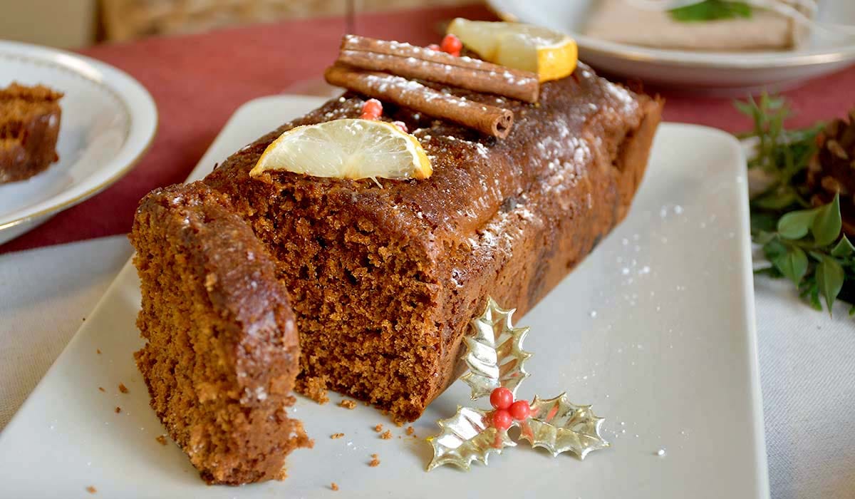 Pan de jengibre con limón