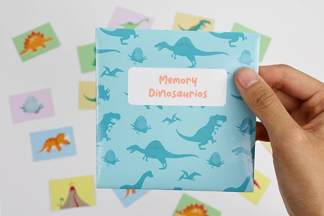 Memory Dinosaurios para imprimir | Juego Petit-Fernand